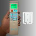 Universal Replacement Remote Control for All Mitsubishi Air Conditioner (Fahrenheit and Backlight),with Backlit,Wall Mounting Bracket