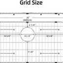 Kitchen Sink Grid and Sink Protectors, Stainless Steel Sink Grids for Bottom of Kitchen Sinks, 26" x 14 1/16" with Rear Drain for Single Bowl Sinks, 304 Stainless Steel Material