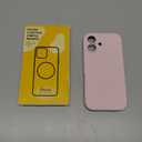 Ktele Magnetic for iPhone 16 Case [Compatible with Magsafe] [Premium Silicone Satin-Smooth Touch] Slim Shockproof Anti-Scratch Microfiber Lining Case, 6.1 inch, Chalk Pink