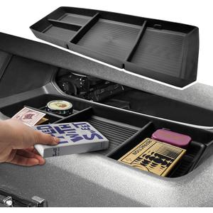Under Center Console Organizer Compatible with 2025 2026 Chevy Equinox LT/RS/ACTIV Accessories, Custom Fit 2025 2026 Equinox Lower Storage Insert Tray, TPE Floor Console Organizer (NOT For EV)