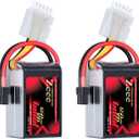Zeee Premium Series 14.8V 4S Lipo Battery 100C 650mAh with XT30 Plug for FPV Racing Drone Quadcopter Helicopter Airplane RC Boat RC Car RC Models(2 Pack)