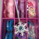 Princess Dress Up Shoes Set, Girls Dress Up Toys Toddler Jewelry Boutique Kit, 3 Themes of Unicorn Mermaid Ice Princess Costumes Set, Pretend Play Gifts for Little Girls Aged 3-6 Years Old