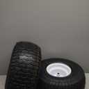 20x10.00-8 Lawn Mower Tire and Wheel, 4 Ply Tubeless Tire, Replacement 20x10-8nhs Riding Lawn Mower and Tractor Rear Tire and Wheel Assemblies, 3.5" Offset Hub, 3/4" Borehole, and 3/16" Keyway