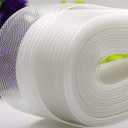 Abbaoww 30 Yards Stiff Horsehair Braid 3 Inch for Polyester Boning Sewing Wedding Dress Dance Formal Dress Skirt Hat Shaping Trimming Accessories, White