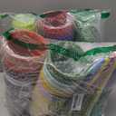 Honeydak 50 Pcs 24oz Christmas Cup Tumbler with Straw and Lid, Bulk Christmas Gifts, Holiday Reusable Plastic Cups, Water Bottle, Iced Coffee Travel Mug Cup for Party (Xmas Words and Patterns)