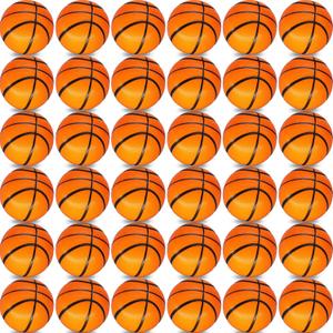 Mini Basketball Stress Balls 96 Pcs 2'' Inch Mini Basketballs for Kids Adults Small Basketball Party Favors Foam Sports Ball Squeeze Ball Anxiety Stress Relief for Birthday Party Bag Gift Fillers