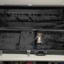 Electric Guitar Hard Case, Rectangle Wooden Hard-Shell Protective Carrying Case for ST TL Style with Lock Latch Padding (Black)