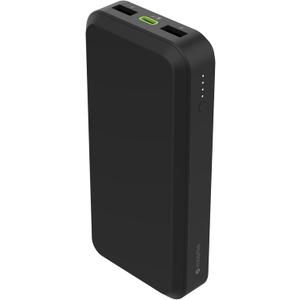 Mophie powerstation prime20 - Ultra-Compact Portable Power Bank with 20,000mAh Internal Battery, 18W USB-C PD Fast Charging, 3-Device Simultaneous Charging, Eco-Friendly Design