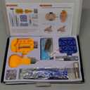 JOREST Watch Repair Kit for Battery Replacement & Link Removal, Resizing &Opener, Watch Repair and Cleaning Screwdriver Set, Wrench Back Remover, Spring Bar Tool