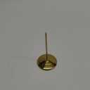 Desk Receipt Holder, Bill Fork Rod Paper Holder Spike Stainless Steel Check Bill Fork Memo Holder Spike Restaurant Check Spindle, Glod (Gold)
