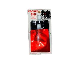 Bar Red Jr. Pocket Pub Flask 2 CT 8 Oz 2 Pack