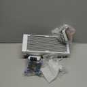 Thermalright FW 240 White ARGB-240mm AIO CPU Liquid Cooler,IPS LCD Screen with 320 * 240 Resolution,for AM4/AM5,Intel LGA1700/1851,2.4 inchScreen for Images and Double Fans-White