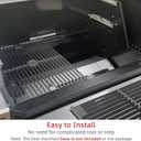 Heat Manifold Replacement for Masterbuilt Gravity Sereis 800 MB20040122 MB20040221 Digital Charcoal Grill and Smoker (Base Not Included), Stainless Steel Heat Manifold Replace OEM Part 9904200046