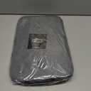 GORILLA GRIP Insulated Lunch Box Bag for Women Men,15L, Leakproof XL Reusable Soft Cooler Bags, Multiple Compartments, Mesh Pockets and Adjustable Strap, Food Tote Keeps Drinks Cold, 13x9, Light Gray