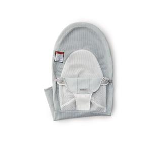 BabyBjrn Fabric Seat for Bouncer, Mesh, Silver/White