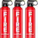 Fire Extinguisher for Home, Car, Kitchen, and Boat 3-Pack, Portable Extinguishing Aerosol Spray Compact A, B, C, K  Includes Mounting Brackets for Easy Access.
