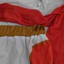 Zombie Girls Costume Kids Character Halloween Cosplay Mesh Top Pants Hooded Coat 3PCS Uniform Outfits (9-10 Years, Red)