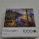 Buffalo Games - Darrell Bush - Canoe Lake - 1000 Piece Jigsaw Puzzle For Adults - Challenging Puzzle Perfect for Game Nights - Finished Size Is 26.75 x 19.75