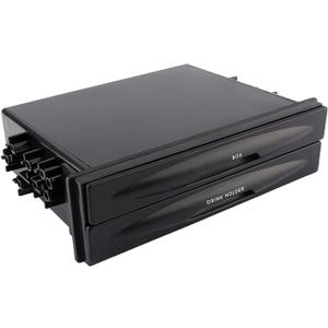 Universal Storage Box, New Universal Car Auto Double Din Radio Pocket Drink Cup Holder+Storage Box