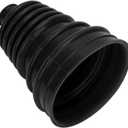 CV Axle Dust Cover, Universal Rubber CV Boot Kit, Ball Head Constant Speed Round Clamp Kit for Most Cars(Black)