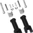 Left and Right Passenger footpeg supports for Harley Softail Models 2018-2025 Deluxe Fat Boy Heritage Sport Glide Softail Slim Street Bob Breakout Low Rider models,Gloss Black