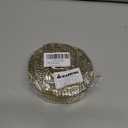 BTSD - home 2 Rolls Dark Gold Rhinestone Ribbon, Diamond Trim for Crafts