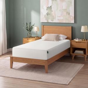 Zinus Green Tea Memory Foam Mattress 12 Inch, Pressure-Relieving Comfort & Full-Body Support, Naturally Fresh, Medium Firm Feel, CertiPUR-US & Oeko-TEX Certified Safe Materials, Twin XL
