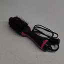 Hair Dryer Brush, 4 in 1 One Step Hair Dryer and Styler Volumizer, Professional Hot Air Brush with Negative Ion Anti-frizz Blowout for Drying, Straightening, Salon, Black Pink