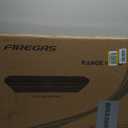 FIREGAS Black Under Cabinet Range Hood 30 Inch, Ducted/Ductless Convertible Vent Hood with 250 CFM, 3-Speed Fan, Energy-Efficient LED Lights for Kitchen Stove Ventilation