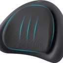 Skechers Lumbar Pillow Premium Memory Foam,Double-Layer-Office Chair Cushion for Tailbone Pain Relief,Butt Pillow for Office Chair,Car seat Cushion,Long Sitting Office Workers,and Car Drivers,Black