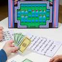 Wheel of Fortune Deluxe Game, 100 Puzzles Included, Inspired by The Popular Show, Interactive Puzzle Board, Spin, Guess, Solve, 2-4 Players, Ages 10 and Up by Just Play