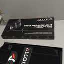 ALLOLO Red Light Therapy for Body, 16.7"*7.9" 660nm & 850nm Infrared Red Light Therapy Belt with Pulse for Back Waist, 3-in-1 LED Bead with Controller Timer, Gift for Women Men