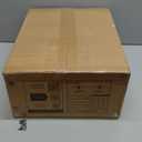 52 Inch Farmhouse Ceiling Fan with Light and Remote, Black Industrial Caged Flush Mount Ceiling Fans with 6 Speed Reversible Motor and Dual Finish 5 Blades, Rustic Ceiling Fan for Living room, Bedroom