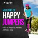 Flybar Master Pogo Stick for Kids Ages 9+, 80160 lbs Easy Grip Handles Active Exercise Toy for Tweens & Teens Outdoor Toy with Non-Slip Foot Pegs for Boys and Girls No Assembly Needed, Pink/Black