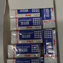 Pentel Hi-Polymer Erasers - Small White Block Erasers for Pencils - Pack of 18