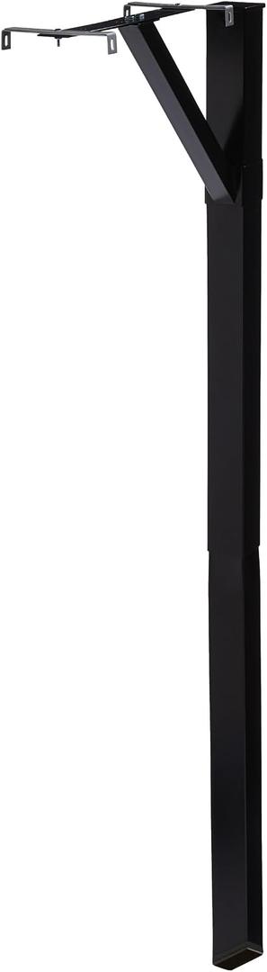 Architectural Mailboxes Drive-in Post Kit Galvanized Steel Mailbox Post, Compatibility Code A, B, SDPK00AM, Black