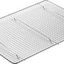 Winco Wire Sheet Pan Grate/Cooling Rack, Chrome Plated, 2/3 Size / 14" x 20"
