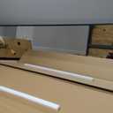 47x14 Mirror Rectangle Full Body Length Door Hanging Wall Mounted Metal Aluminum Alloy Frame Dressing Make-up Mirrors for Entryway Bedroom Bathroom Living Room 47 14 inch Black