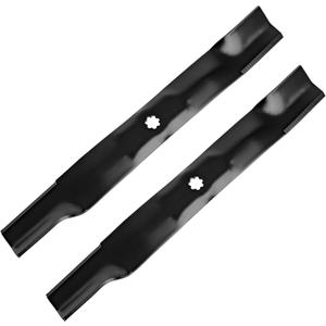 Replacement AM137327 High Lift Blades, Compatible with 42" Cut John Dee re D105 D125 D130 LT150 LA135 Z225 Lawn Mowers, Replaces for AM141032 AM141034 AM141034 M154061 M154062, 2 PACK