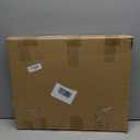 EKNITEY 2 Tier End Table - Metal Side Table Waterproof Small Sofa Coffee Side Tables Bedroom Indoor Outdoor with Removable Tray for Living Room Bedroom Balcony and Office (Black)