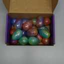 Prefilled Easter Eggs with Slime for Easter Basket Stuffers, Stress Relief Slime Eggs for for Kids Easter Eggs Hunt, Easter Party Favors, Classroom Prize, Easter Gifts, 24PCS