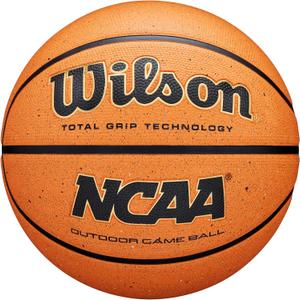WILSON NCAA Outdoor Game Basketballs - Orange, Size 6 and Size 7, Size 6 - 28.5"