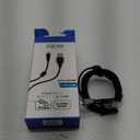 6 Foot Braided Nylon Micro Black Chrome USB Charge/Sync Cable
