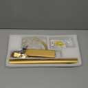 Dimmable Cordless Picture Light with Controller and Timer, Rechargeable 5000mAh Battery Wall Sconce for Wall Pictures, Gallery Artwork, Paintings, Portraits, Dartboards (Gold) (14"L x 6.3"W x 6.3"H)