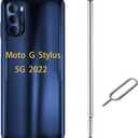 Blue for Moto G Stylus 2022 Pen Stylus Pen Replacement Parts for Motorola Moto G Stylus 5G (2022) XT2215-1, XT2215-4, with Free Sim Eject Pin Needle