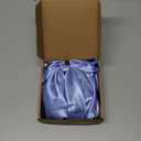 5 Pcs Blue Hair Bows for Women, Silky Satin Large Hair Clips for Girls, Long Tail Hair Ribbon Accessories