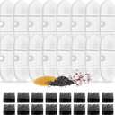 Cat Water Fountain Filters for Capsule 71oz/2.1L BPA-Free Cat Pet Fountain,Pack of 16 Replacement Filters with 16 Pre-Filter Sponges