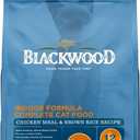 Blackwood Dry Cat Food, Indoor Formula, Chicken Meal & Brown Rice Recipe, 13.2 Pound Bag, High Protein, Slow Cooked BB Date 13 Mar 2026