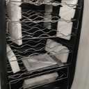 EUHOMY 45 Bottle Cooler Refrigerator, Small Fridge for Red, White and Champagne, 4.5 Cu.ft Mini Fridge with Adjust Temperature, Black