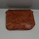 Genuine Leather Shoulder Crossbody Purse For Women with Adjustable Strap, Mobile Pocket & Outside & Inside Zipper